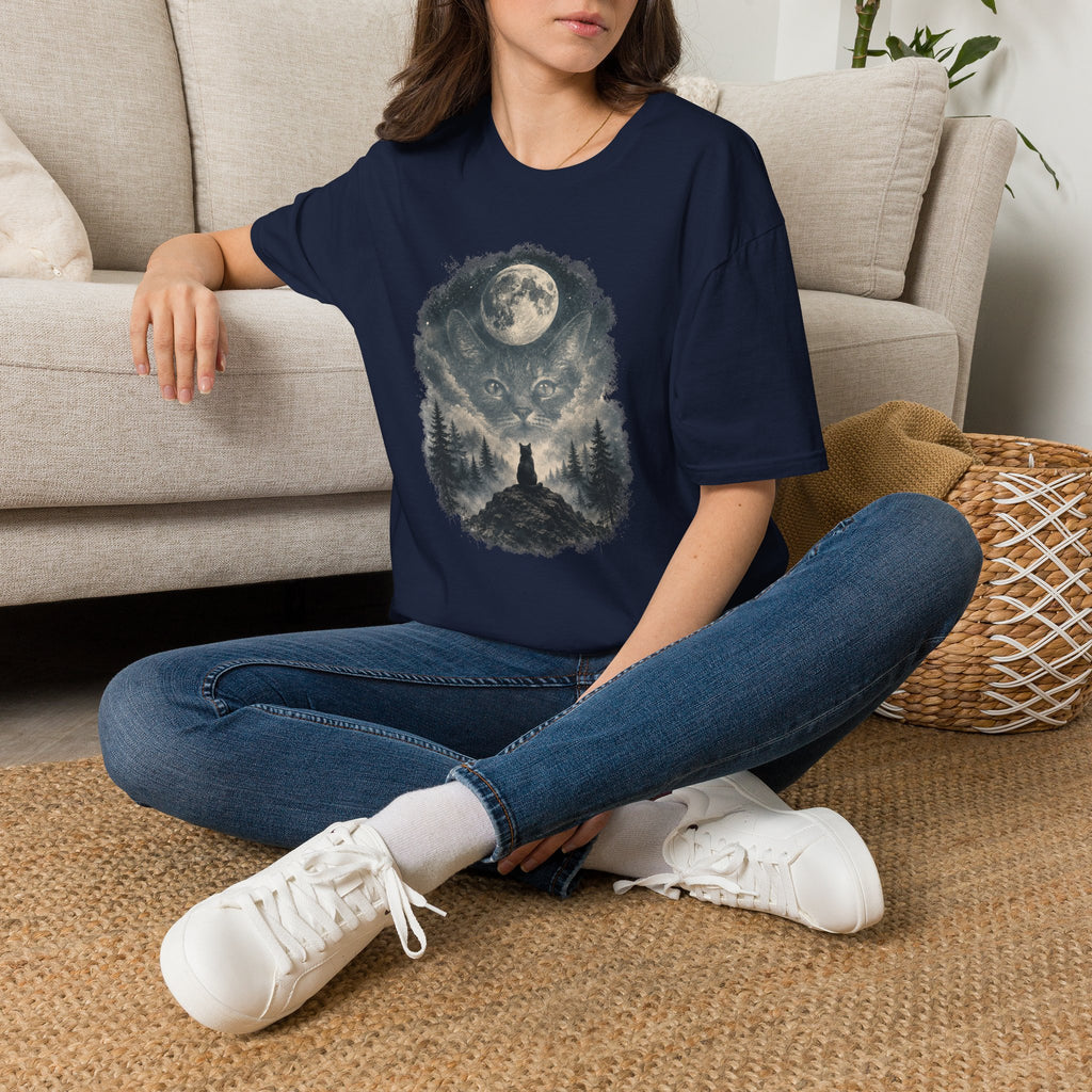 Cat On Mound Looking  T-Shirt