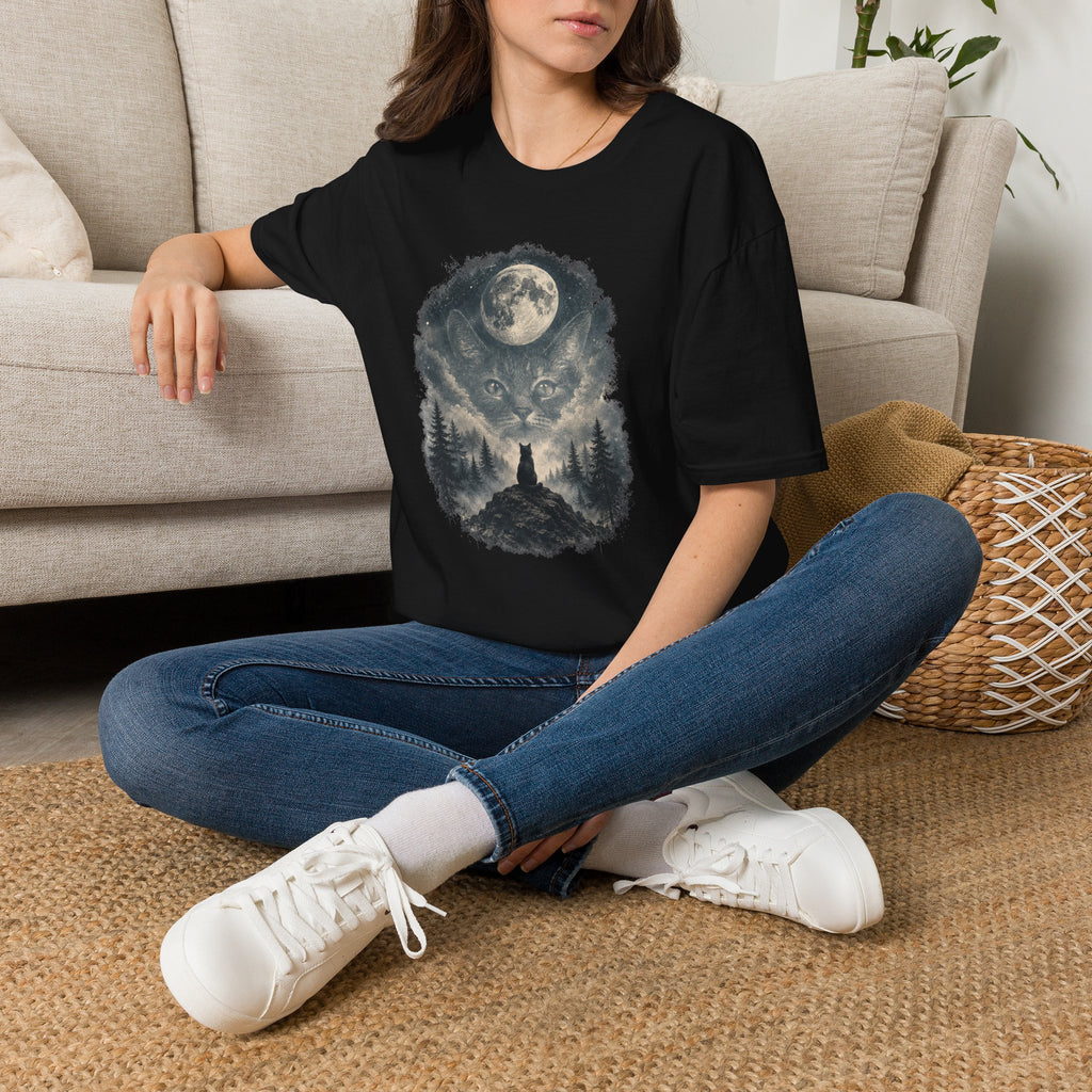 Cat On Mound Looking  T-Shirt