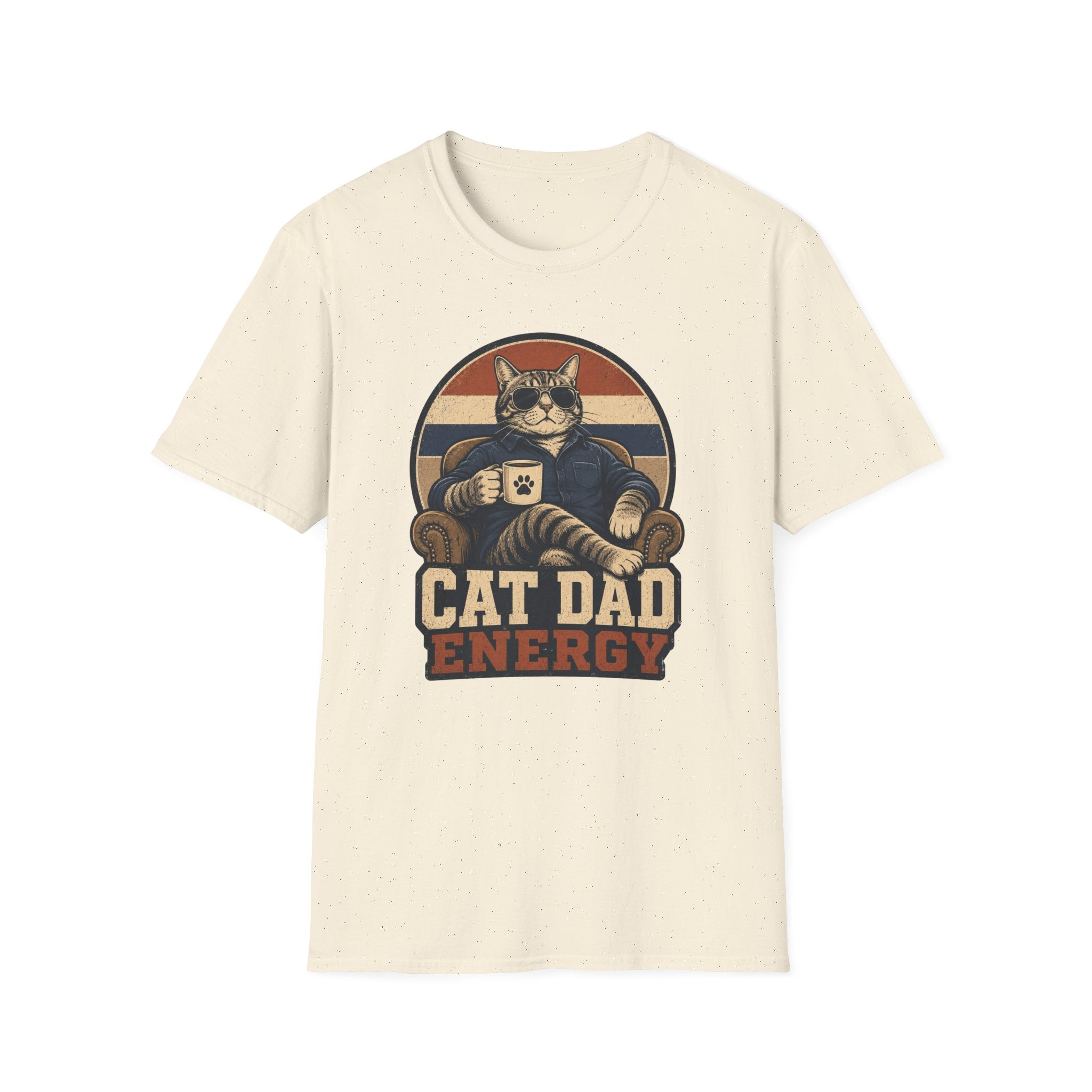 Cat Dad Energy T-Shirt