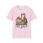 Powered By cat Hair-T-Shirt