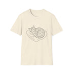 Line Art Cat Sleeping 2 T-Shirt