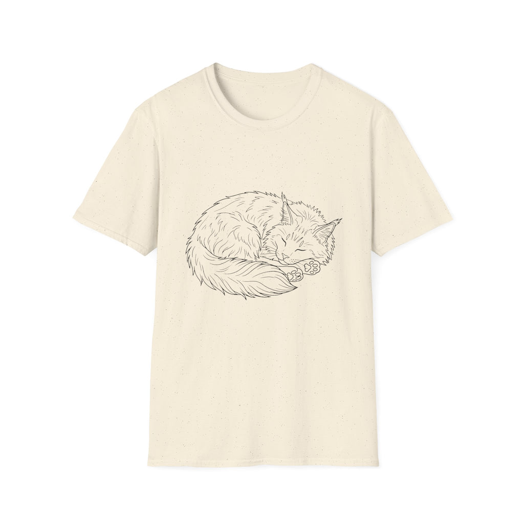 Line Art Sleeping T-Shirt