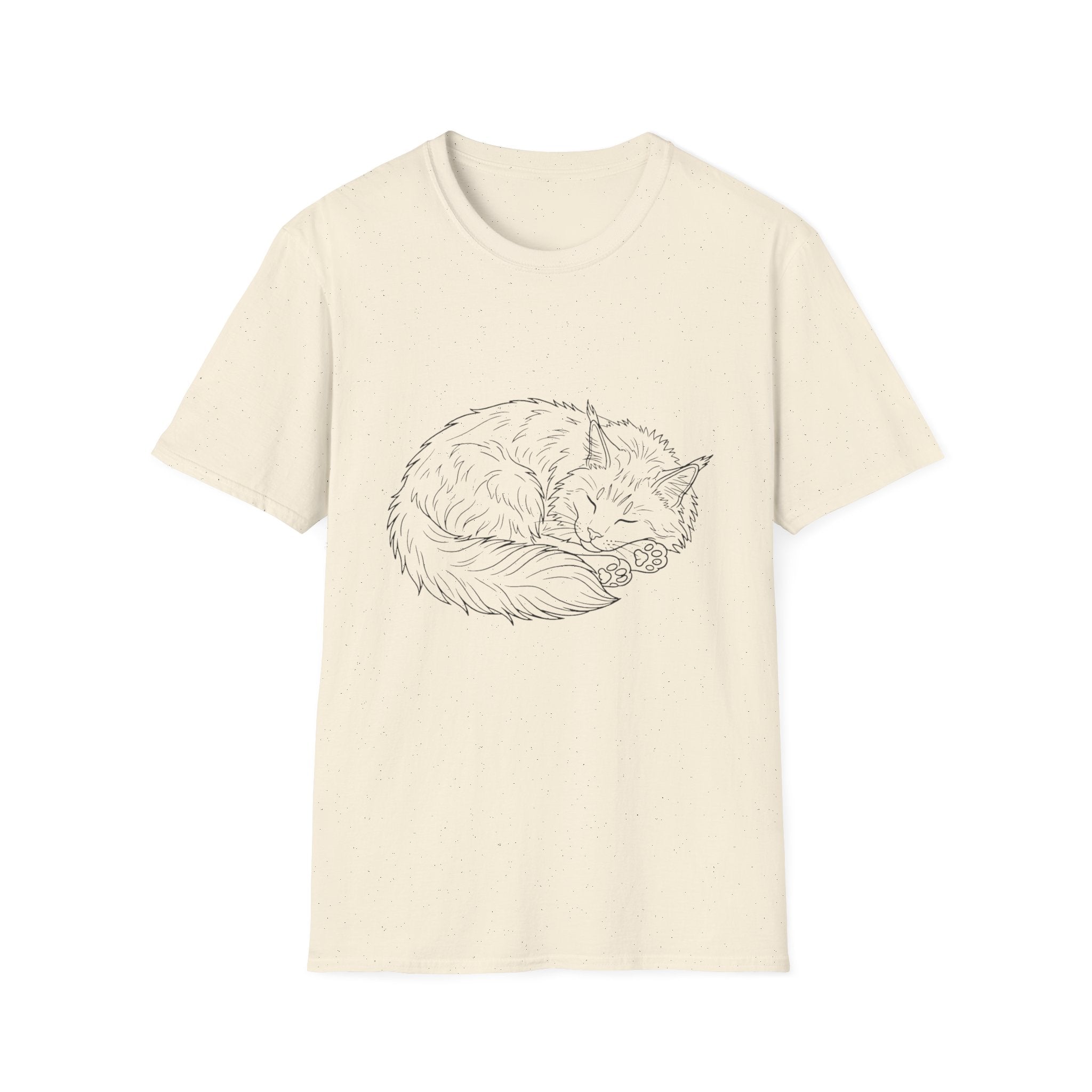 Line Art Sleeping T-Shirt