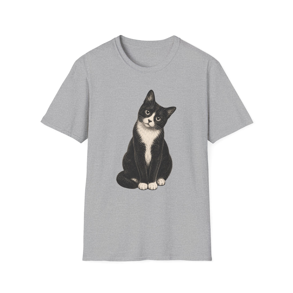 Black Tuxedo cat T-Shirt