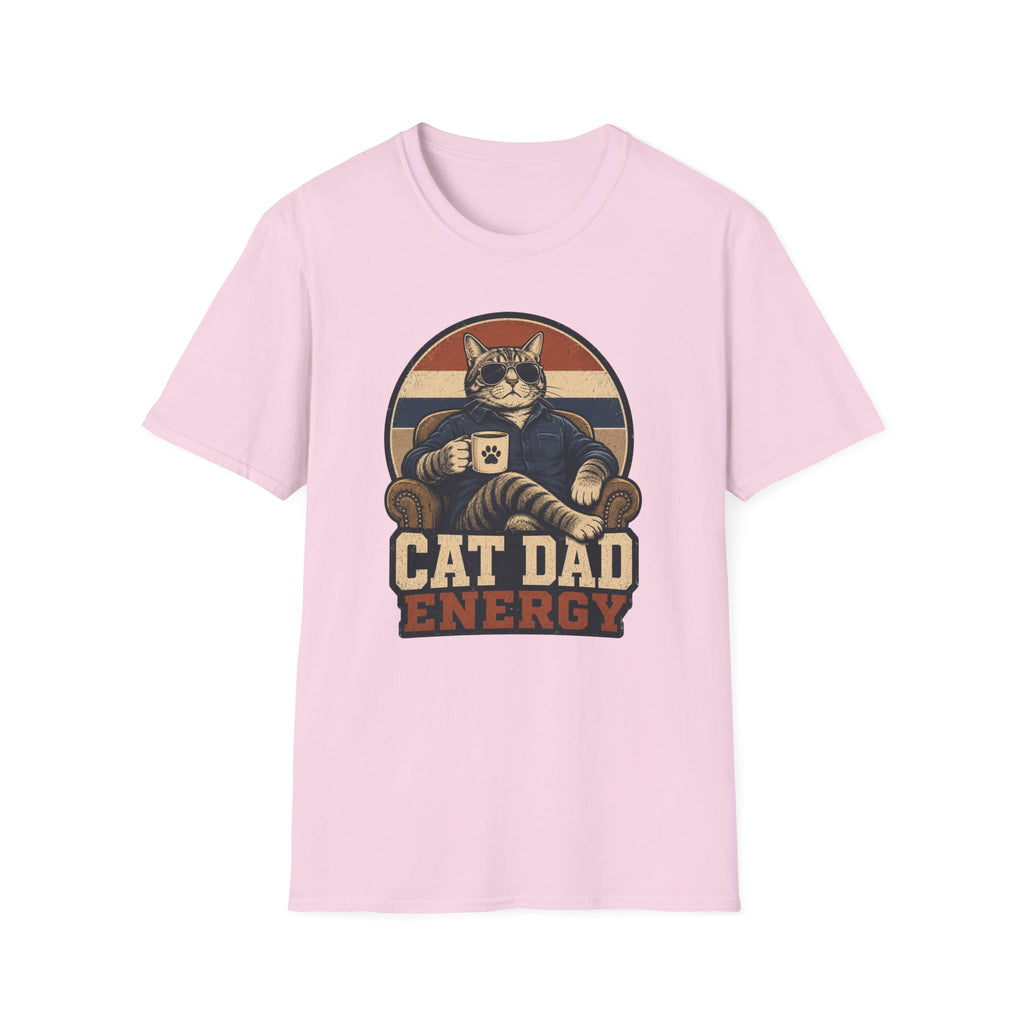 Cat Dad Energy T-Shirt
