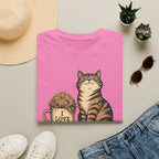 Powered By cat Hair-T-Shirt