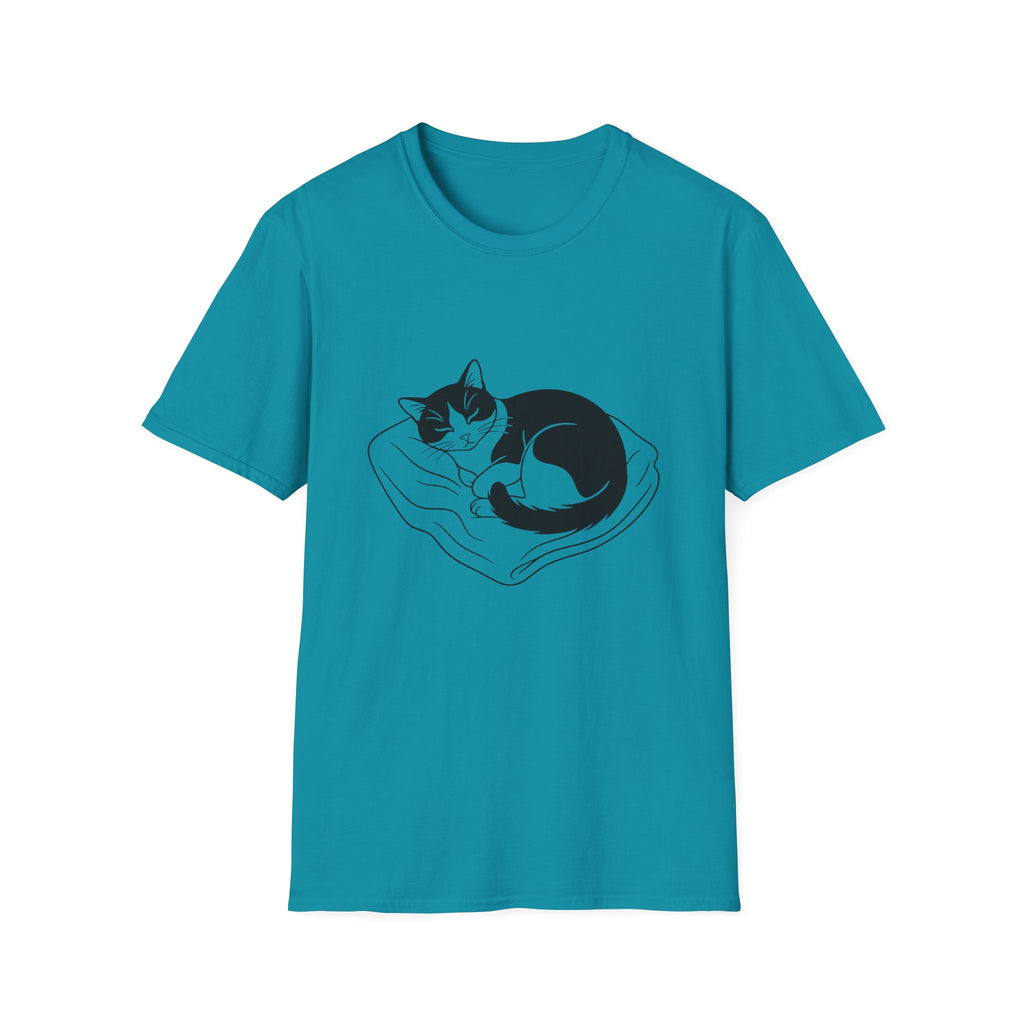 Line Art Tuxedo Sleeping T-Shirt