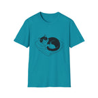 Line Art Tuxedo Sleeping T-Shirt