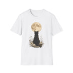 Black cat Moon T-Shirt