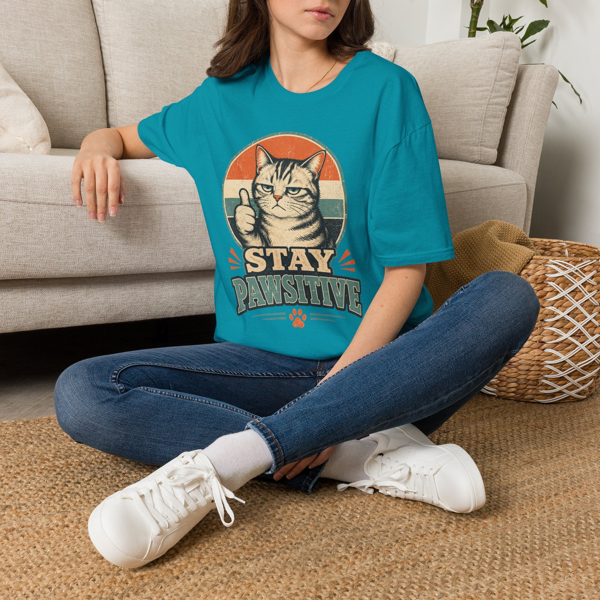 Stay Pawsitive T-Shirt