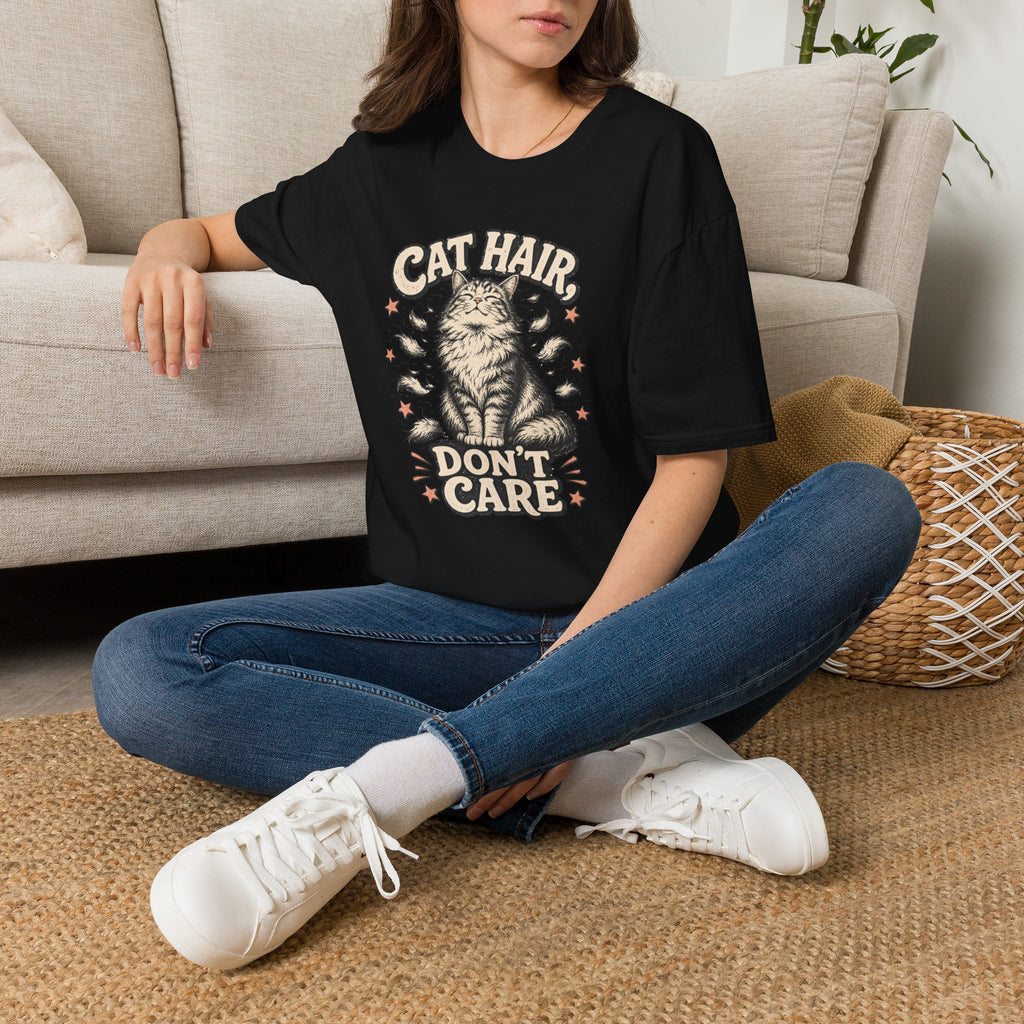 Cat Hair Don't Care T-Shirt