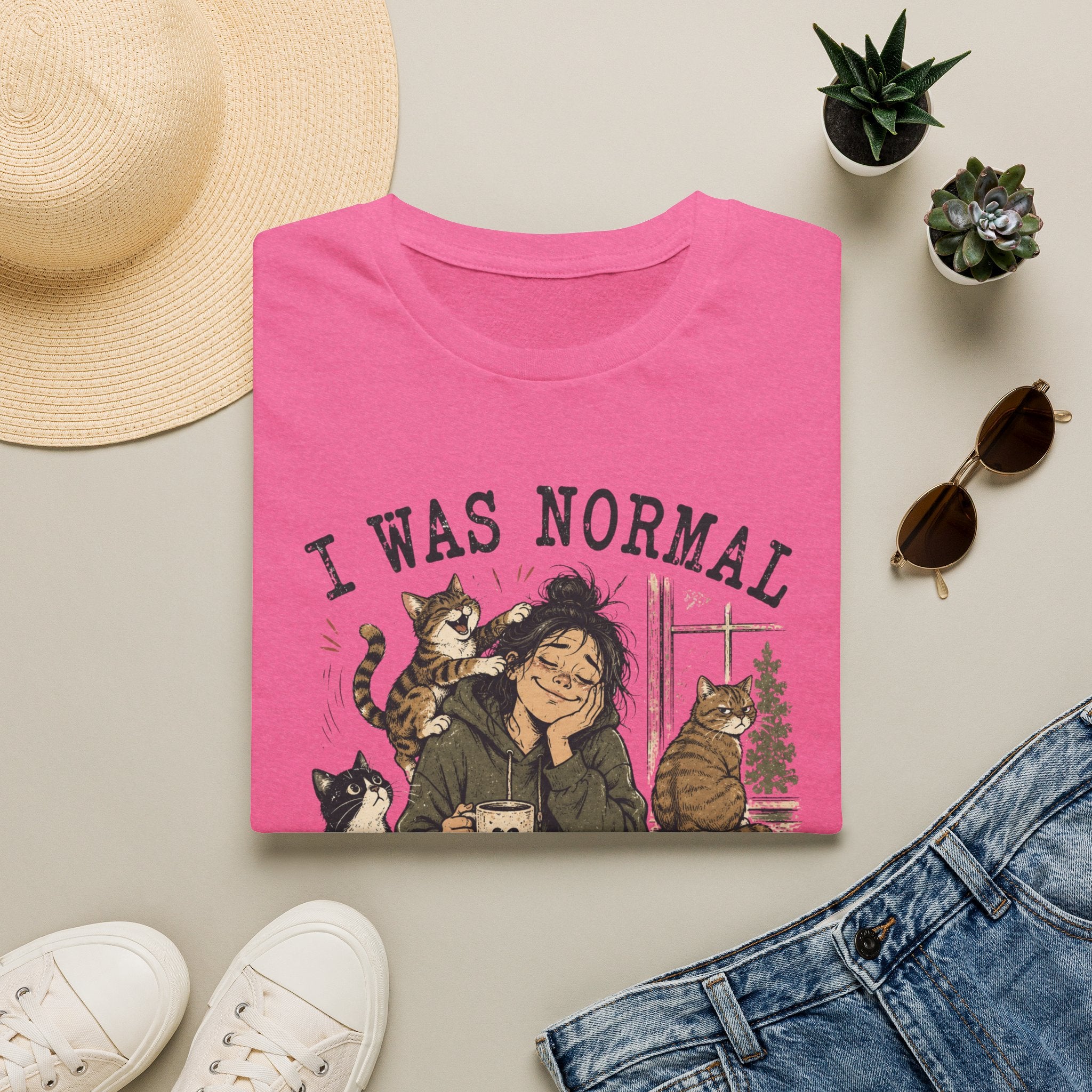 I Was Normal Before Cats T-Shirt
