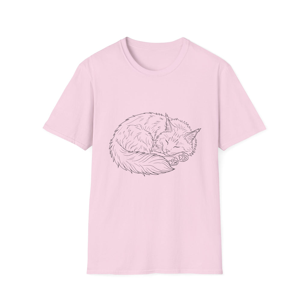 Line Art Sleeping T-Shirt
