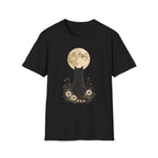 Black cat Moon T-Shirt