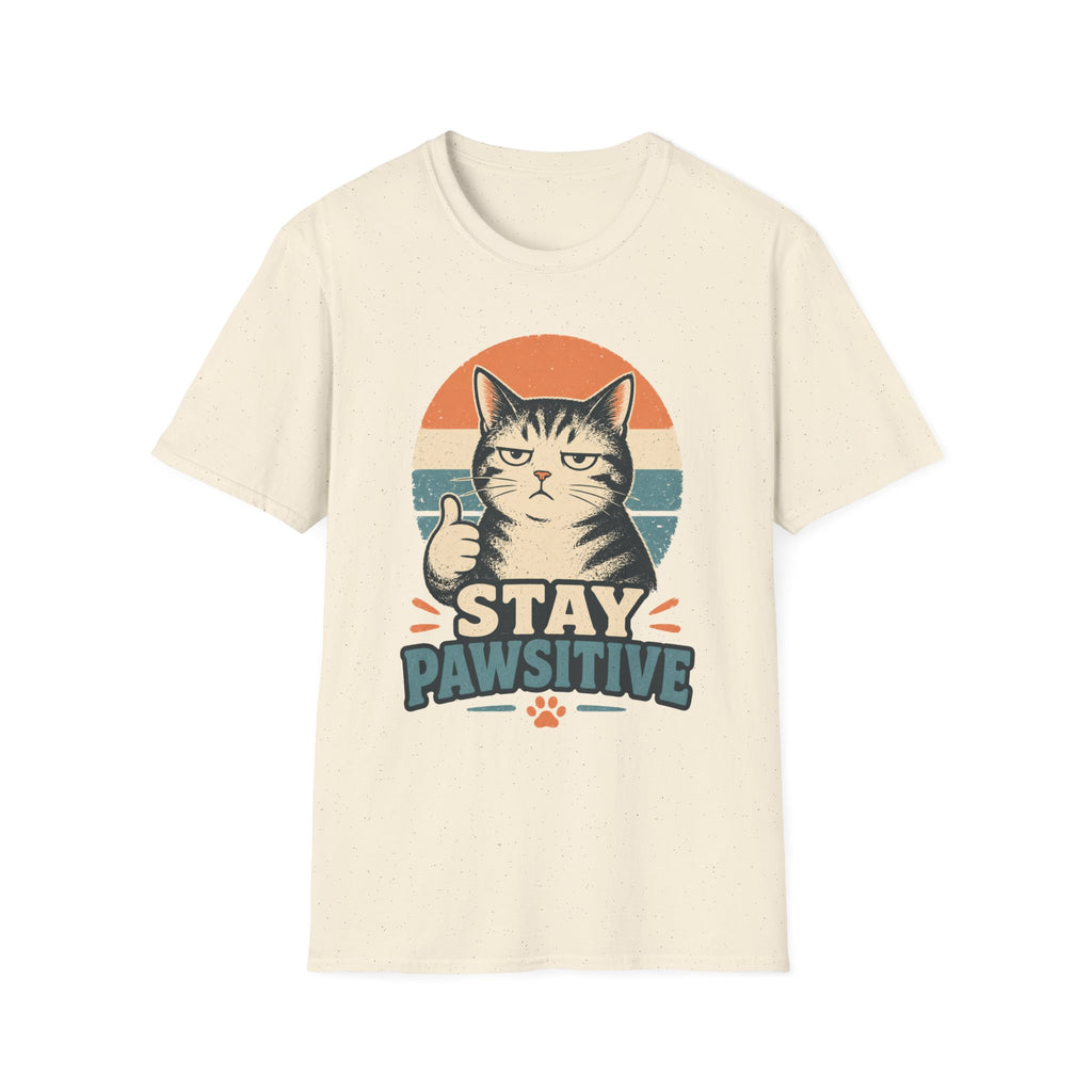 Stay Pawsitive-T-Shirt