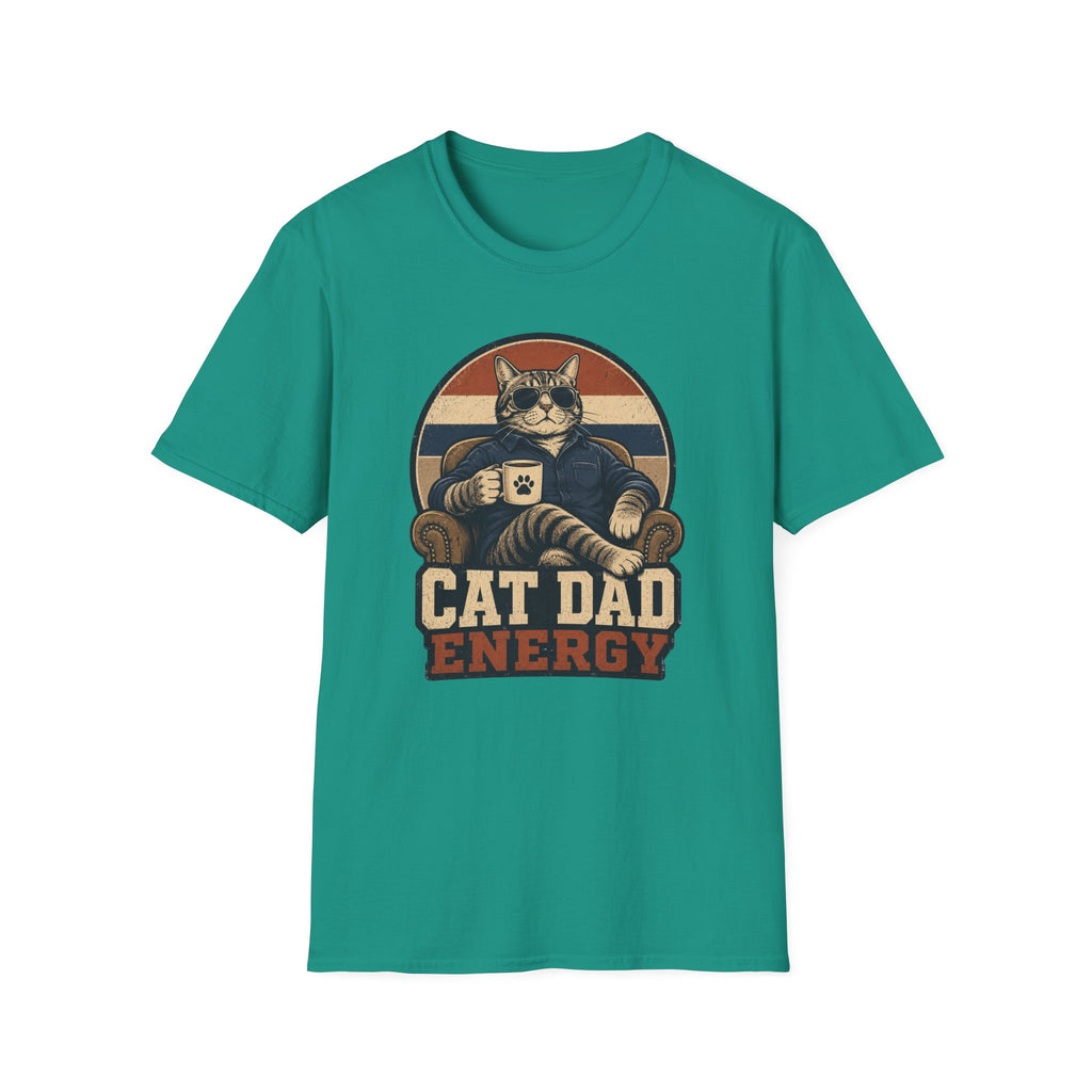 Cat Dad Energy T-Shirt