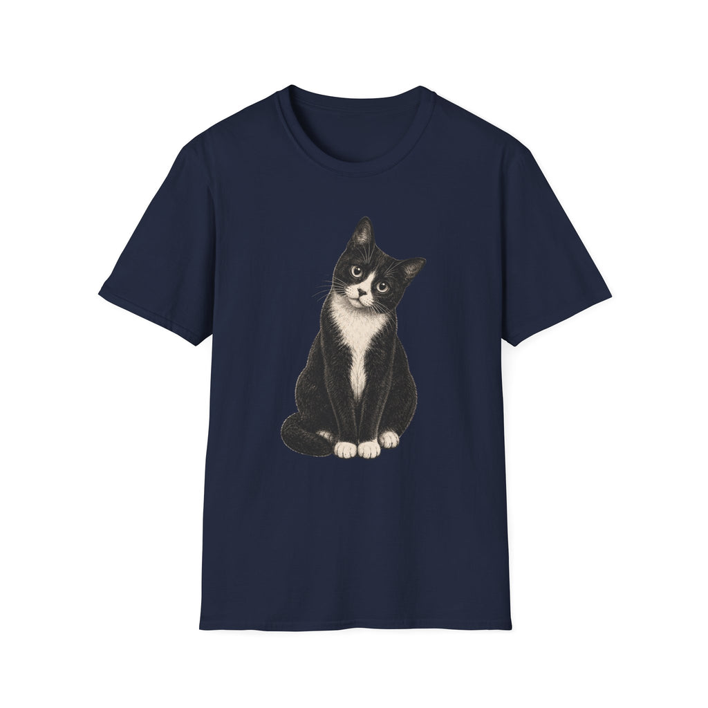 Black Tuxedo cat T-Shirt