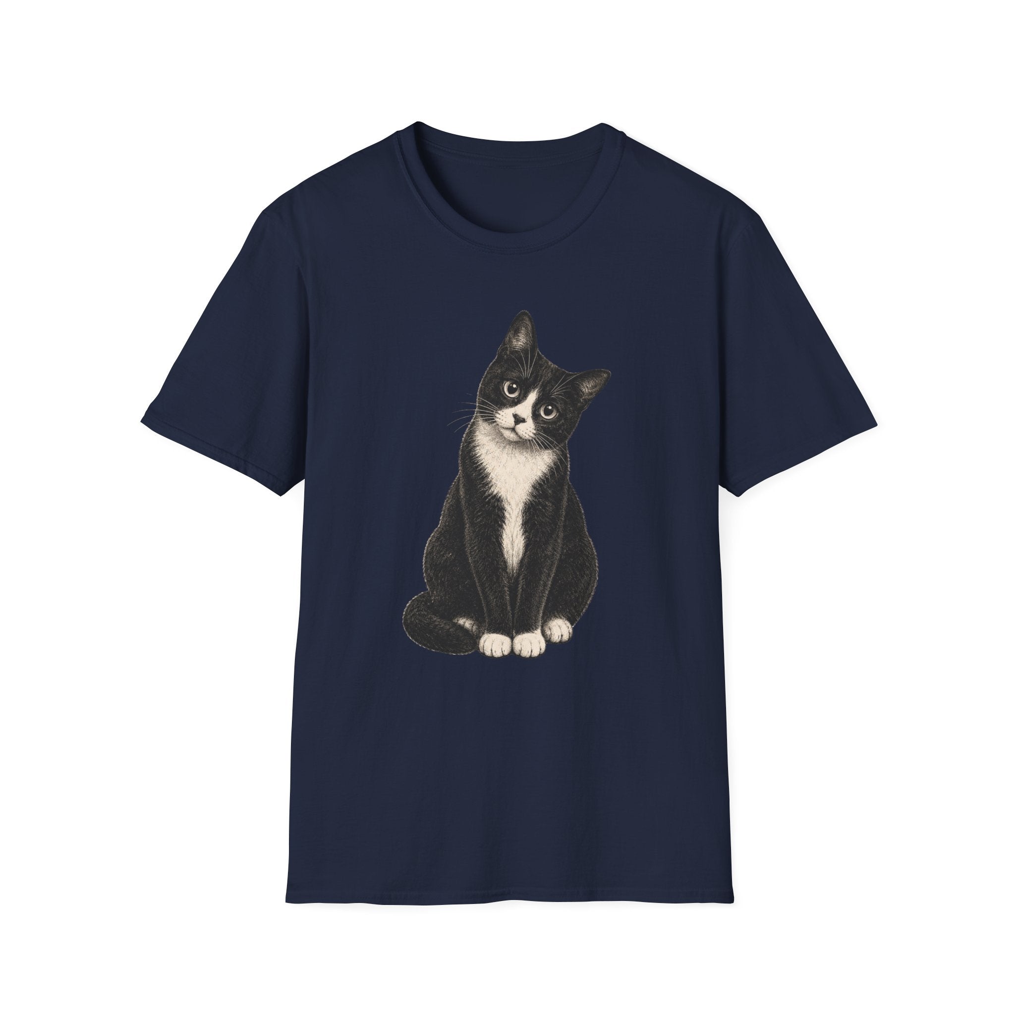 Black Tuxedo cat T-Shirt