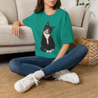 Black Tuxedo cat T-Shirt