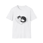 Line Art Tuxedo Sleeping T-Shirt