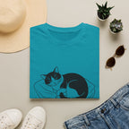 Line Art Tuxedo Sleeping T-Shirt