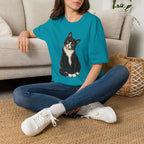 Black Tuxedo cat T-Shirt