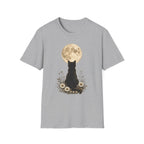 Black cat Moon T-Shirt