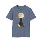 Black cat Moon T-Shirt
