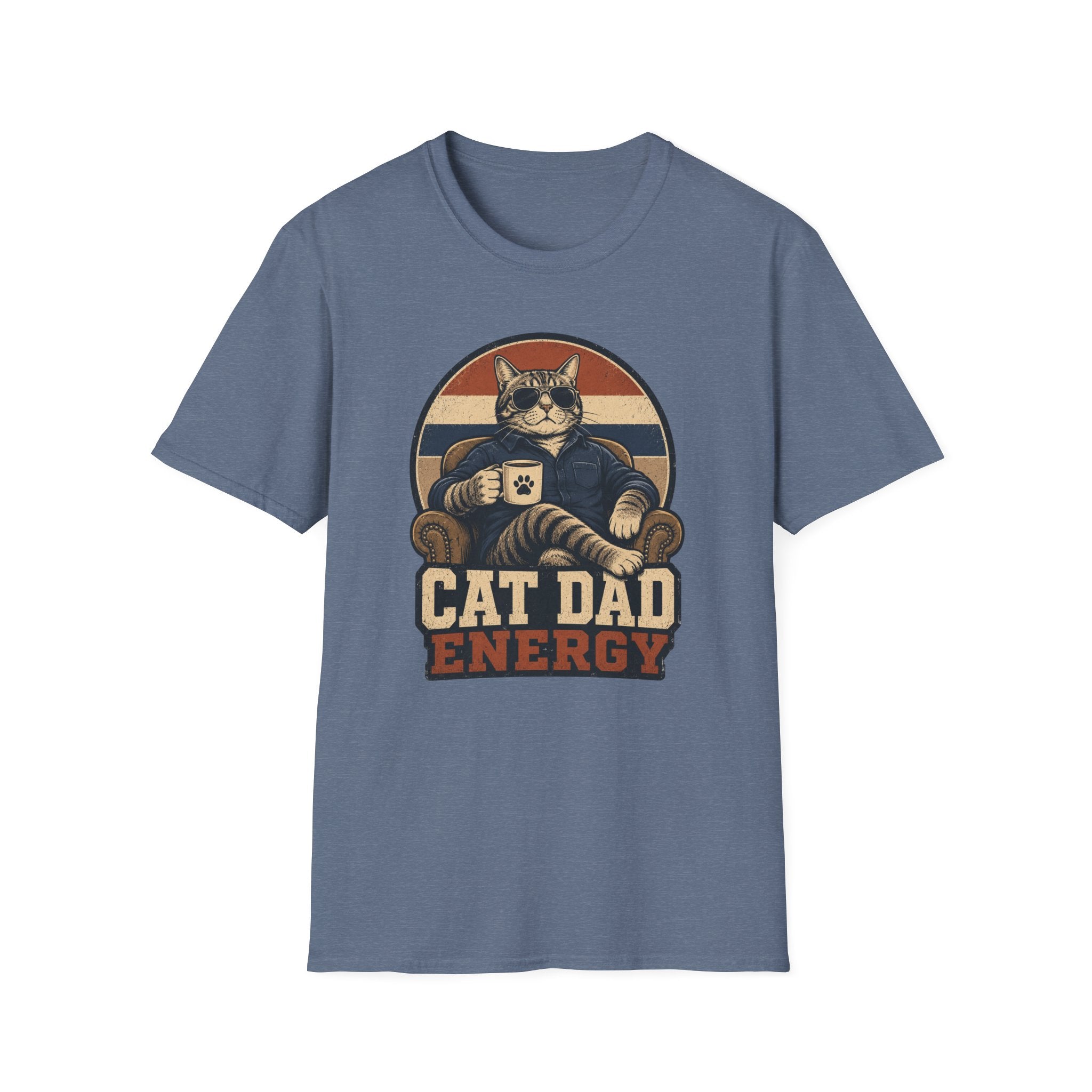 Cat Dad Energy T-Shirt