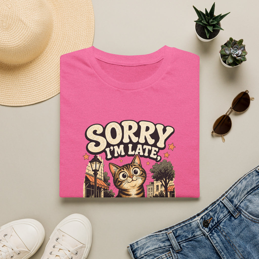 Sorry I'm Late I Saw A Cat-T-Shirt