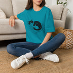 Line Art Tuxedo Sleeping T-Shirt