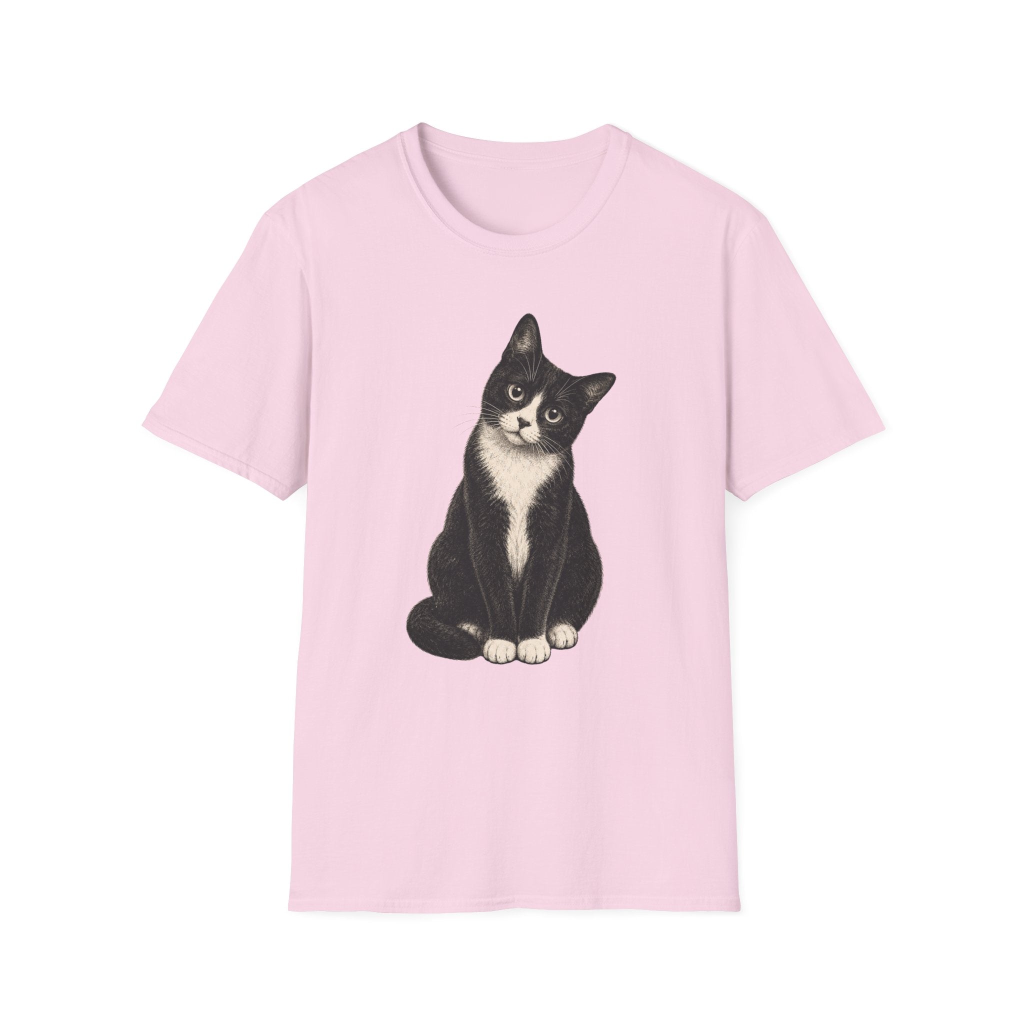 Black Tuxedo cat T-Shirt