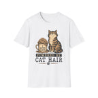 Powered By cat Hair-T-Shirt