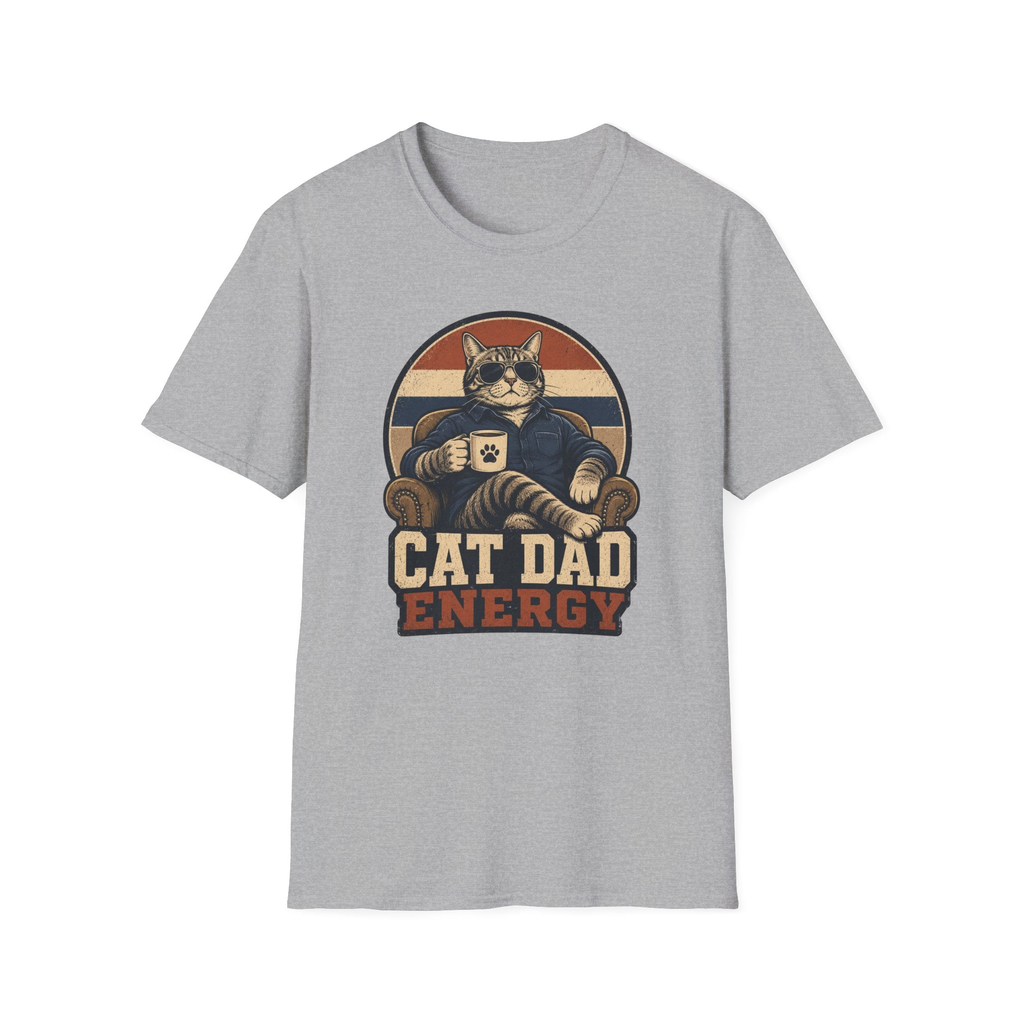 Cat Dad Energy T-Shirt