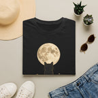 Black cat Moon T-Shirt
