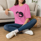 Line Art Tuxedo Sleeping T-Shirt