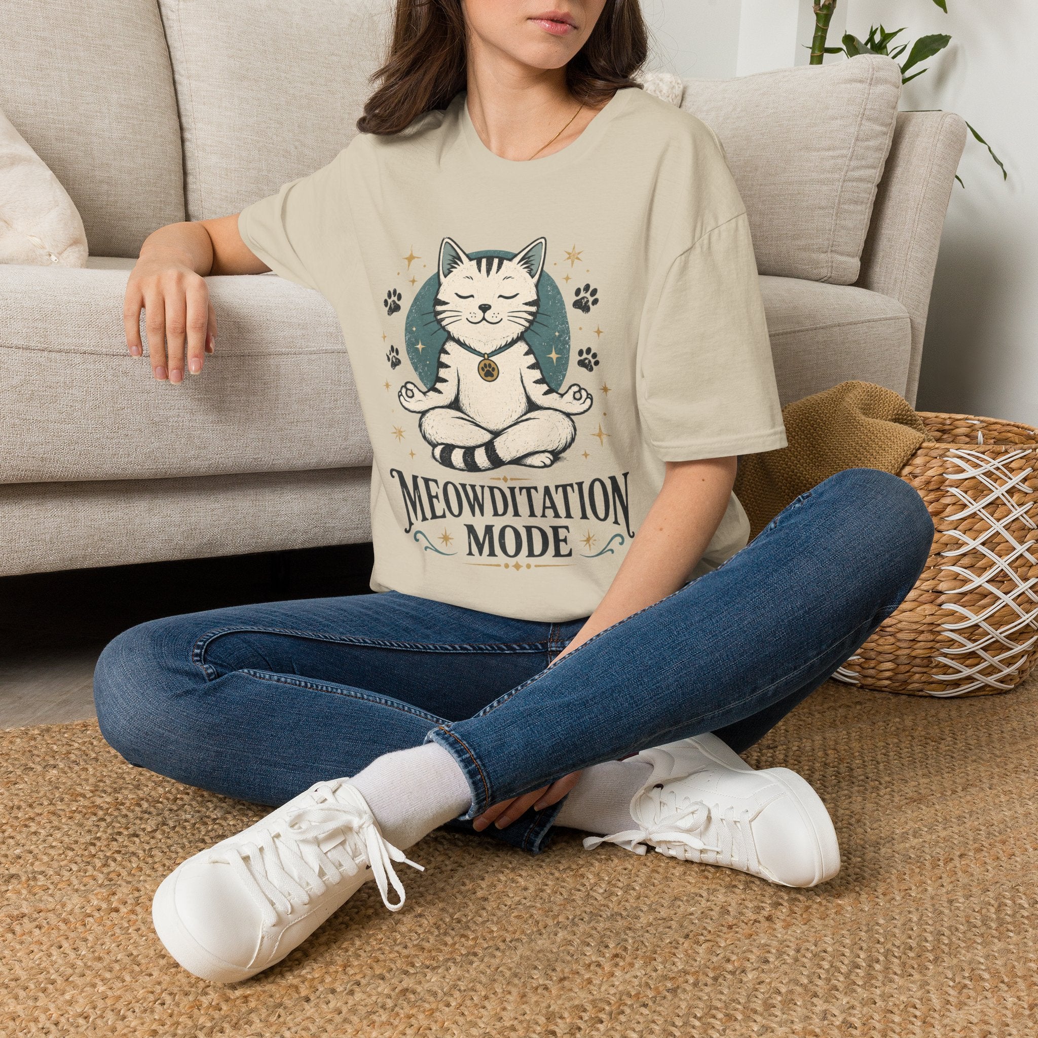 Meowditation Mode T-Shirt