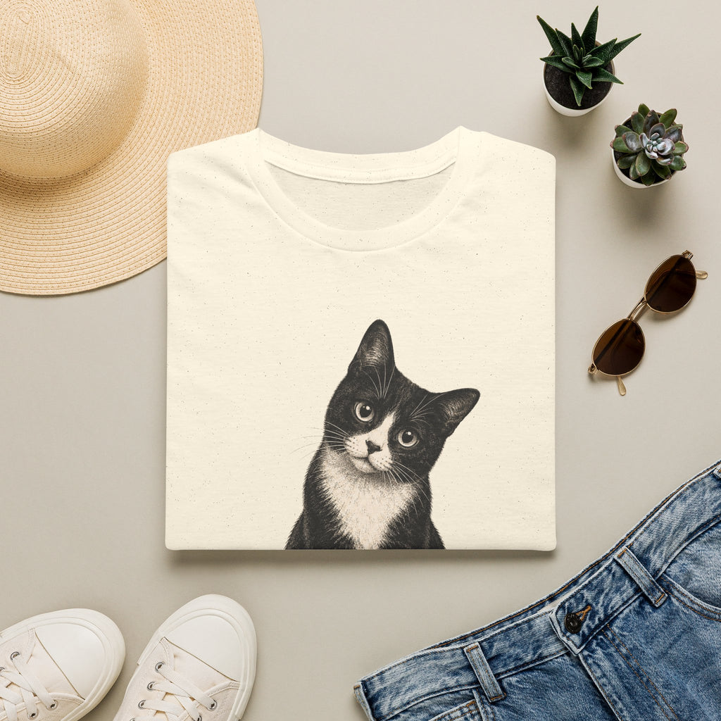 Black Tuxedo cat T-Shirt