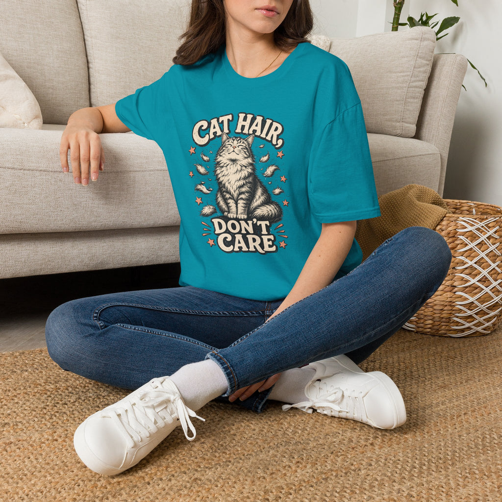 Cat Hair Don't Care T-Shirt