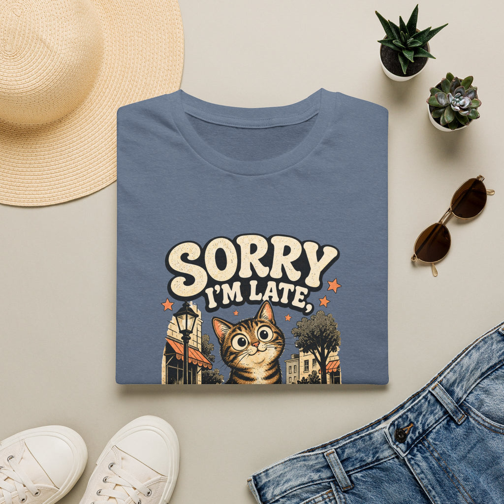 Sorry I'm Late I Saw A Cat-T-Shirt