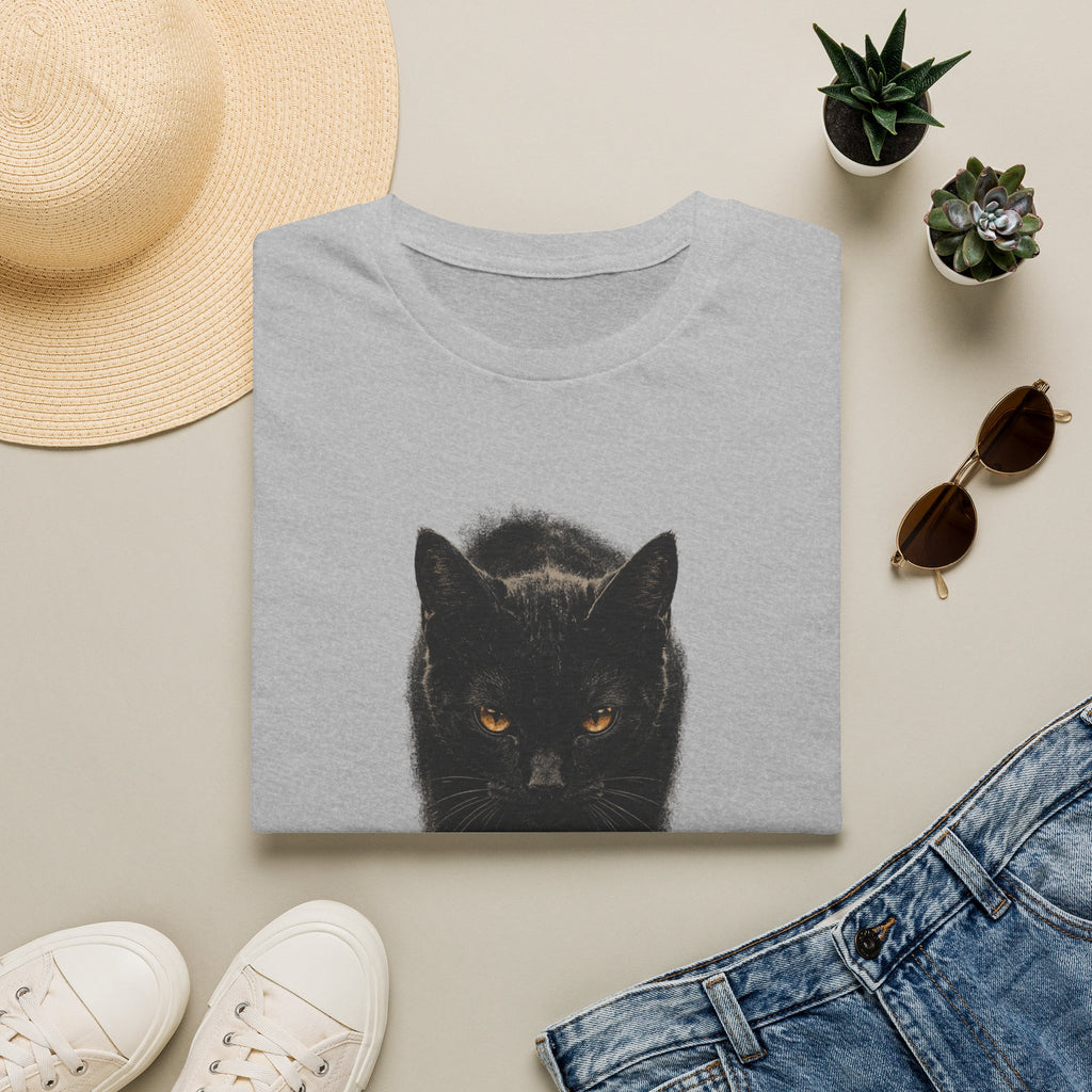 Black cat walking T-Shirt