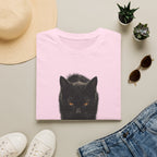 Black cat walking T-Shirt