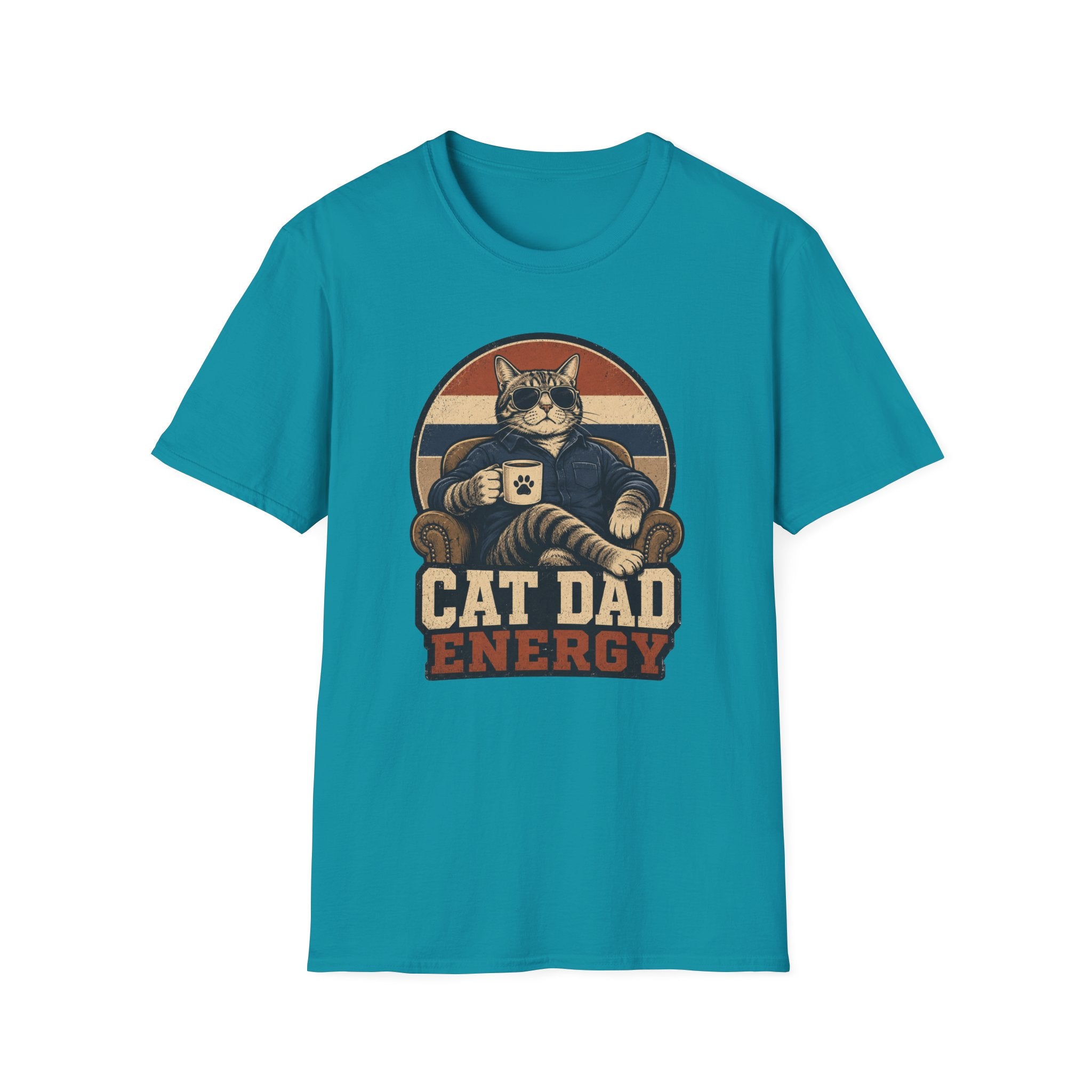 Cat Dad Energy T-Shirt