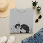 Line Art Tuxedo Sleeping T-Shirt