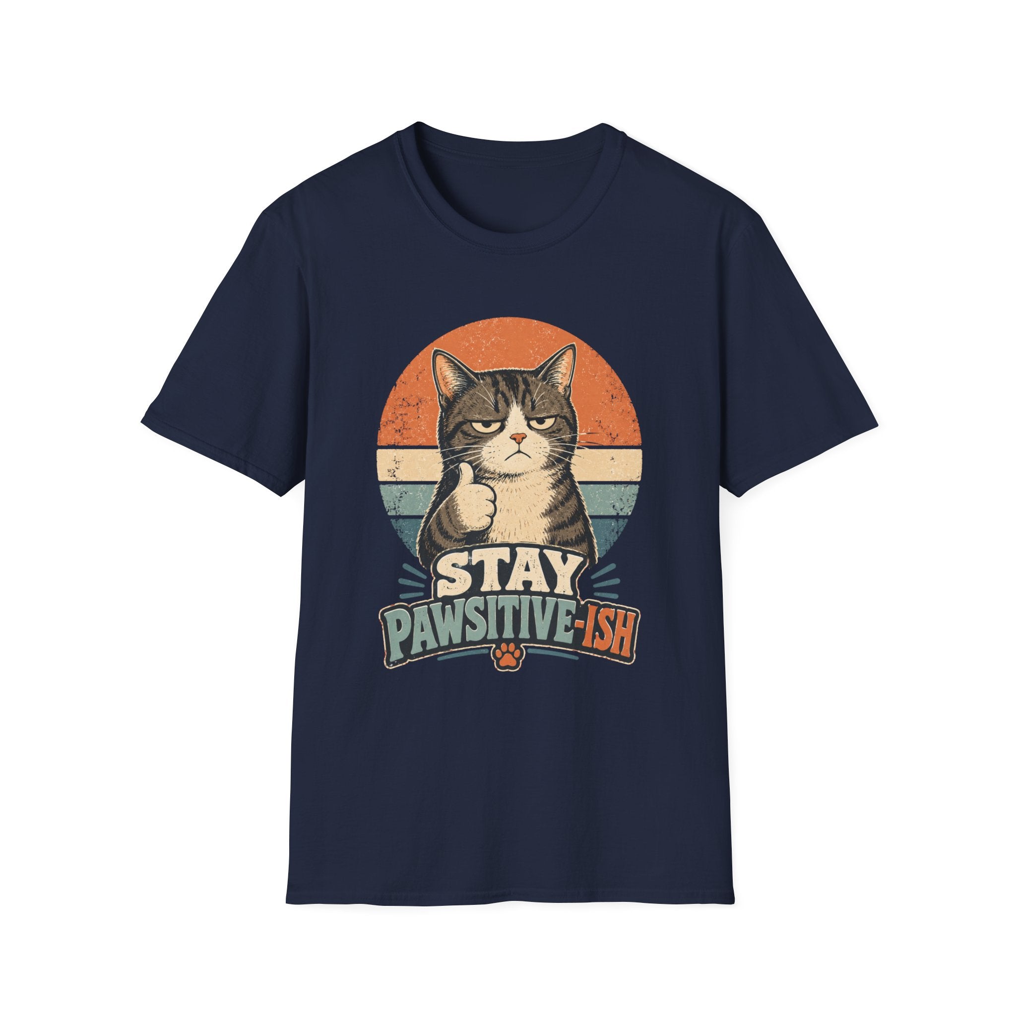 Stay Pawsitive-Ish-T-Shirt