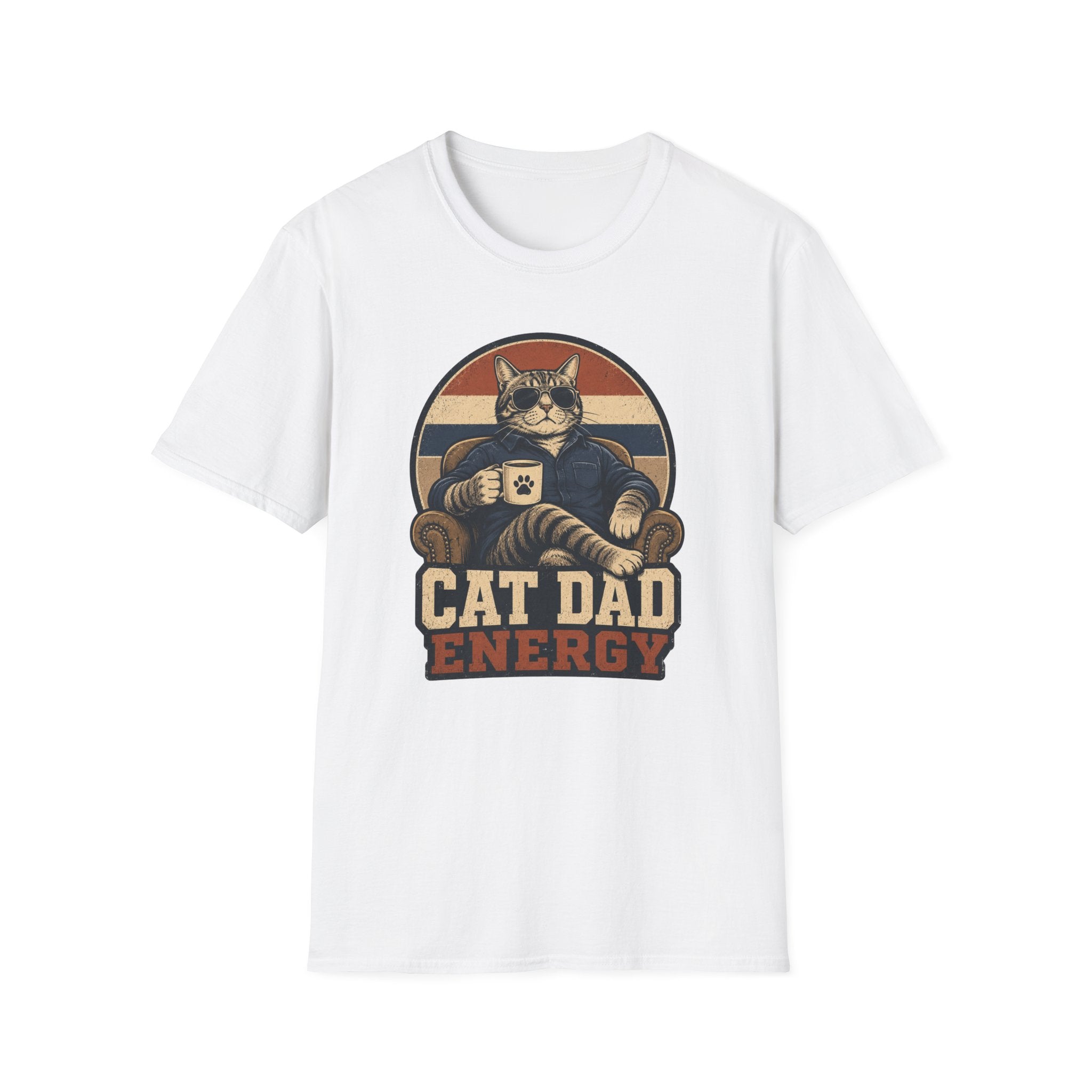 Cat Dad Energy T-Shirt