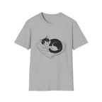 Line Art Tuxedo Sleeping T-Shirt