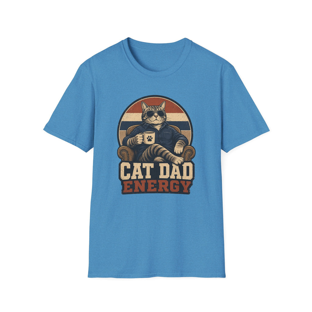 Cat Dad Energy T-Shirt