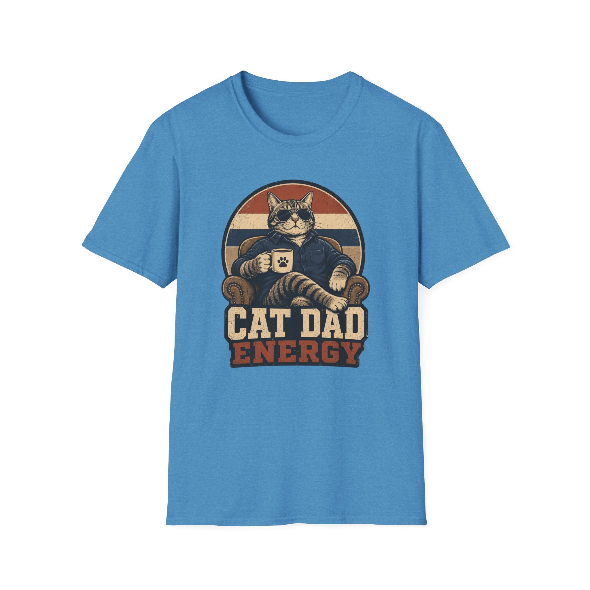 Cat Dad Energy T-Shirt