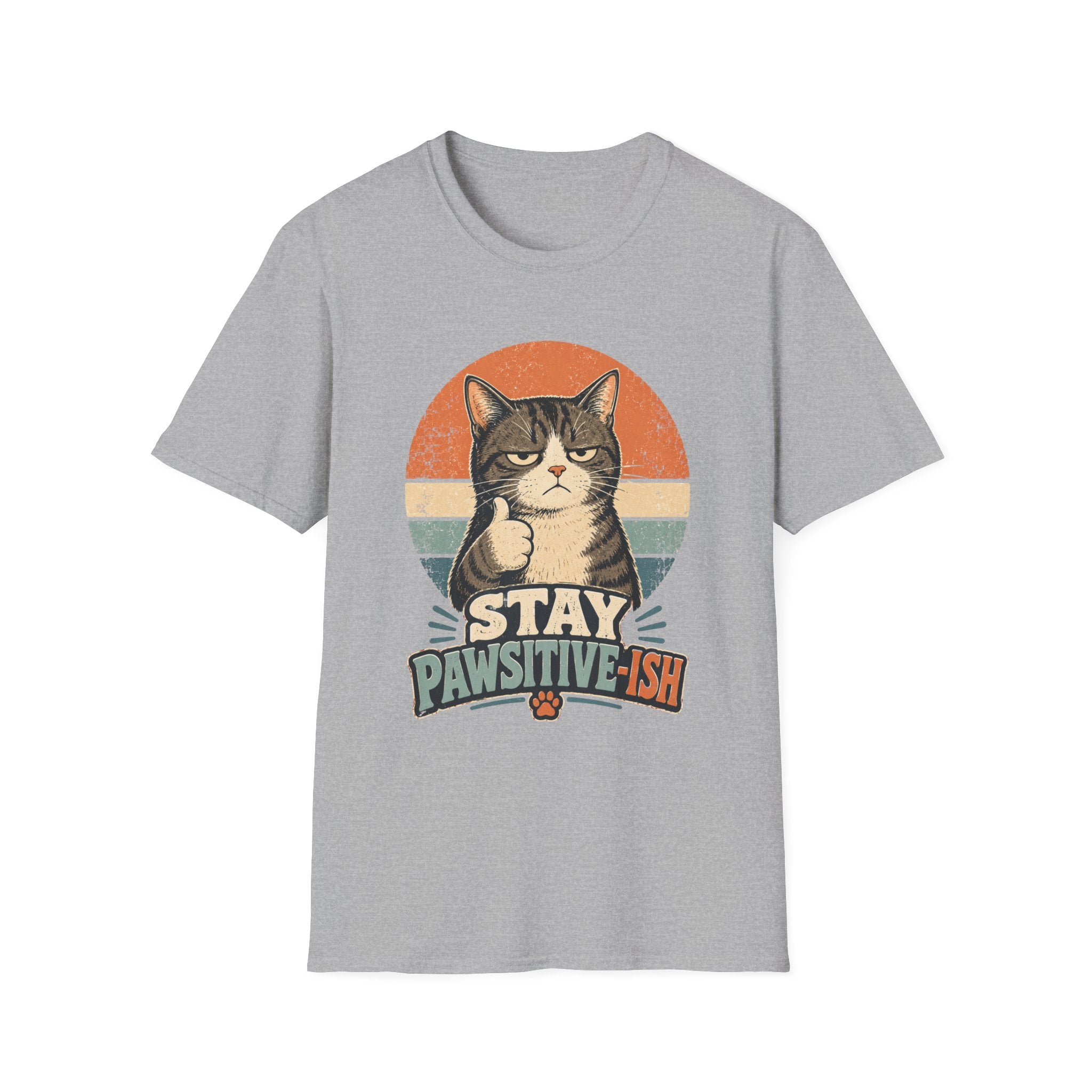 Stay Pawsitive-Ish-T-Shirt